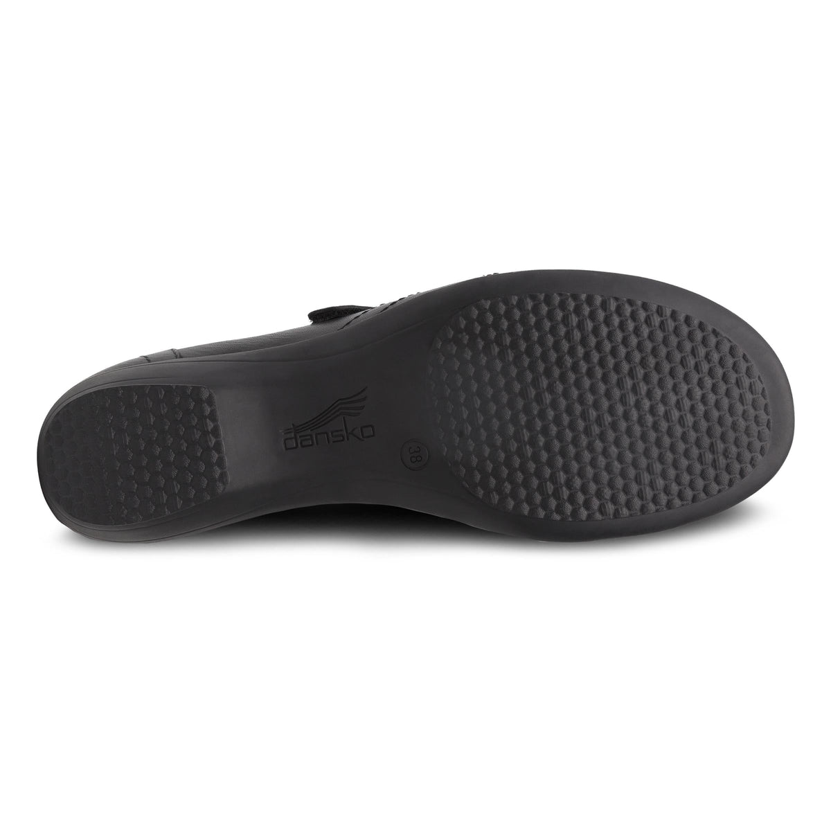 Dansko Essential | Fawna Wide Black Milled Nappa