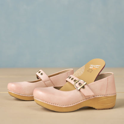 Dansko Signature | XP 2.0 Mary Jane Clog Pink Leather