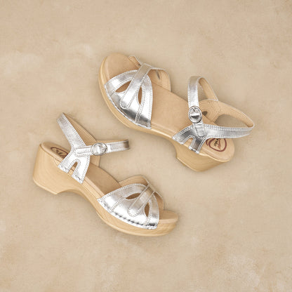 Dansko Best Price | Season Silver Metallic