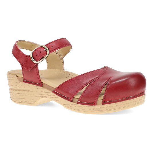 Dansko Recommended | Margreta Red Burnished Nubuck