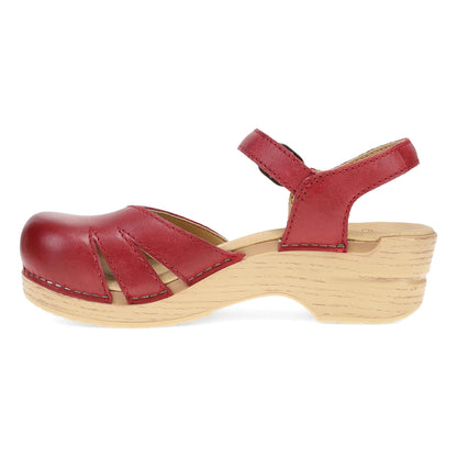 Dansko Recommended | Margreta Red Burnished Nubuck