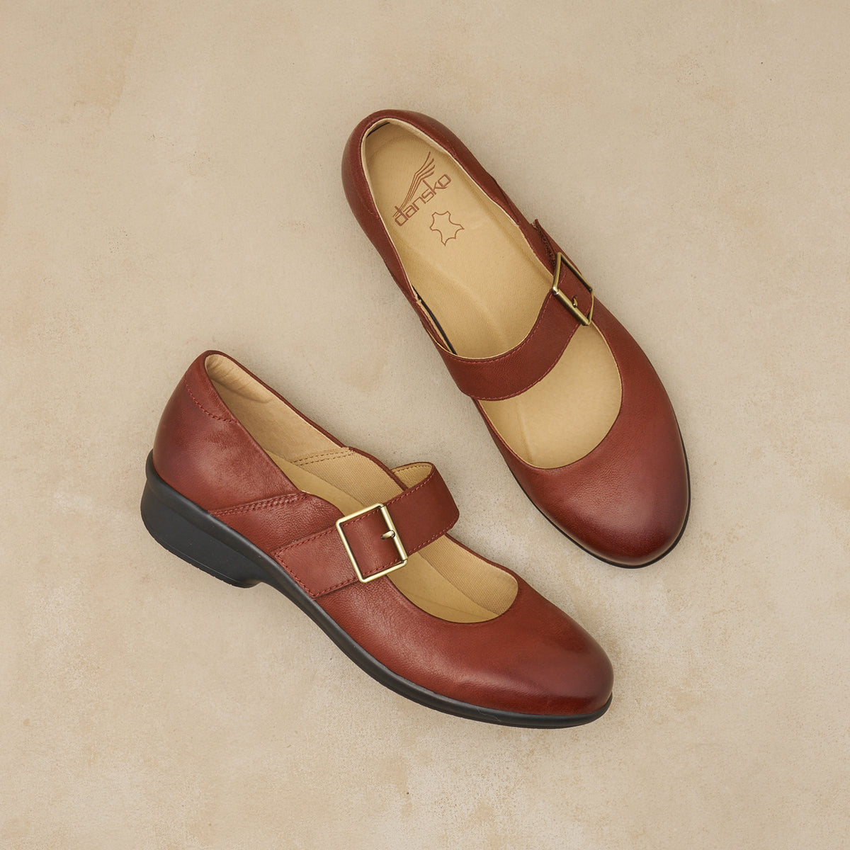 Dansko Trusted | Collette Russet Burnished Nubuck