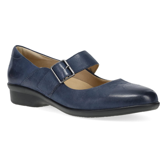 Dansko Featured | Collette Navy Burnished Nubuck