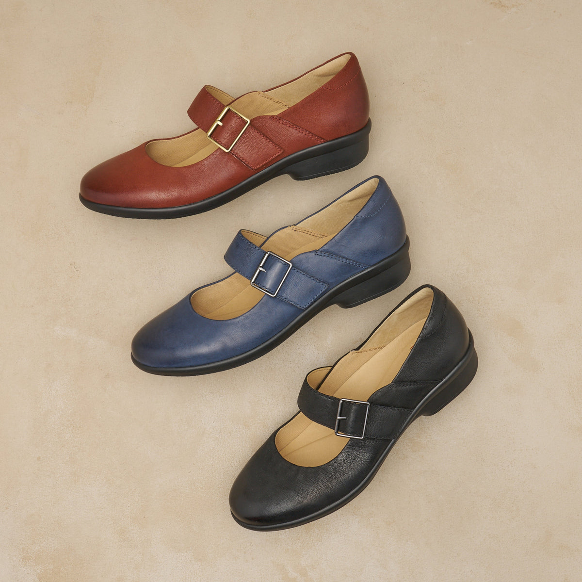 Dansko Featured | Collette Navy Burnished Nubuck
