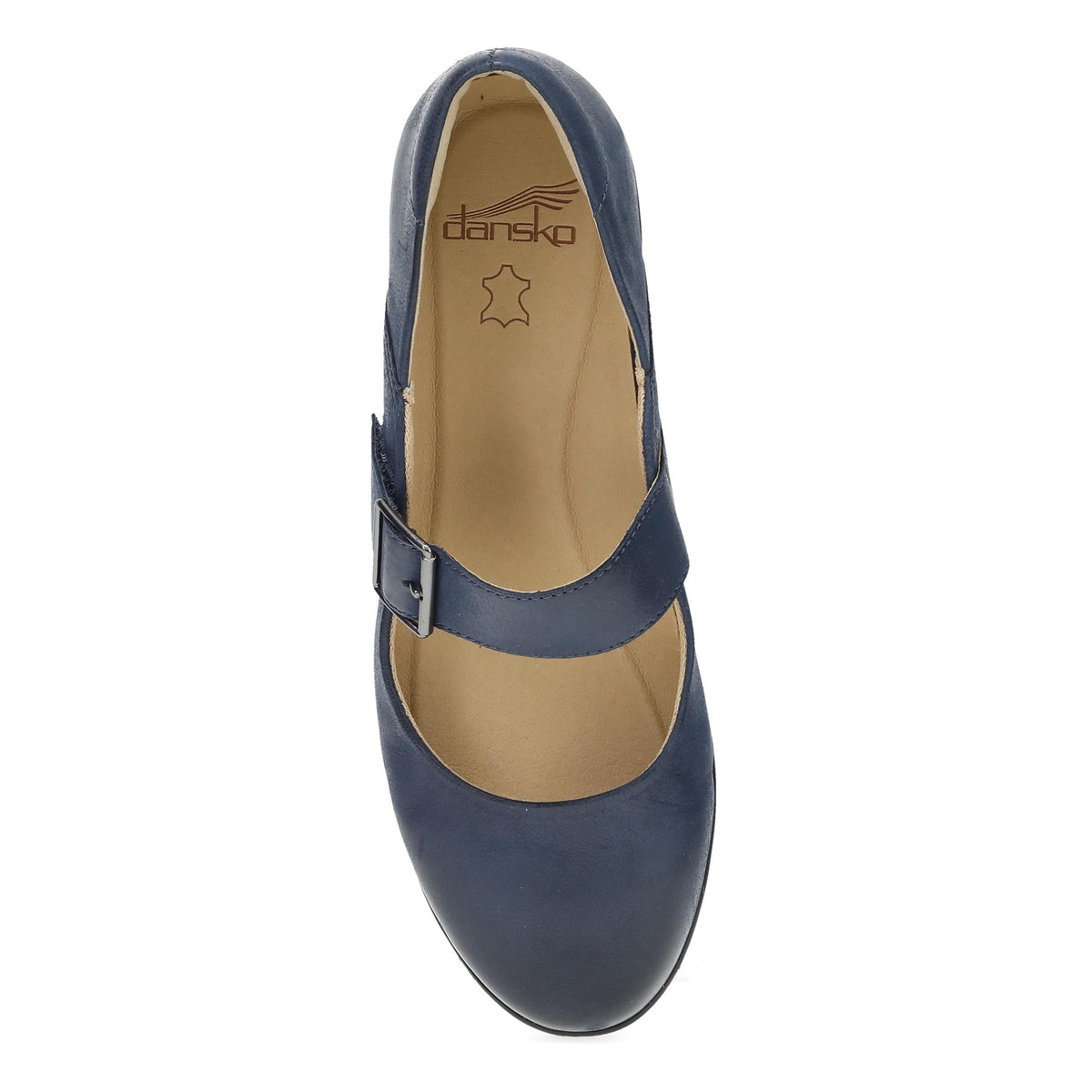Dansko Featured | Collette Navy Burnished Nubuck