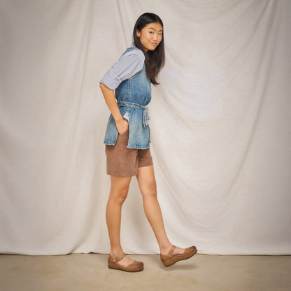 Dansko Value | Mae Tan Burnished Suede