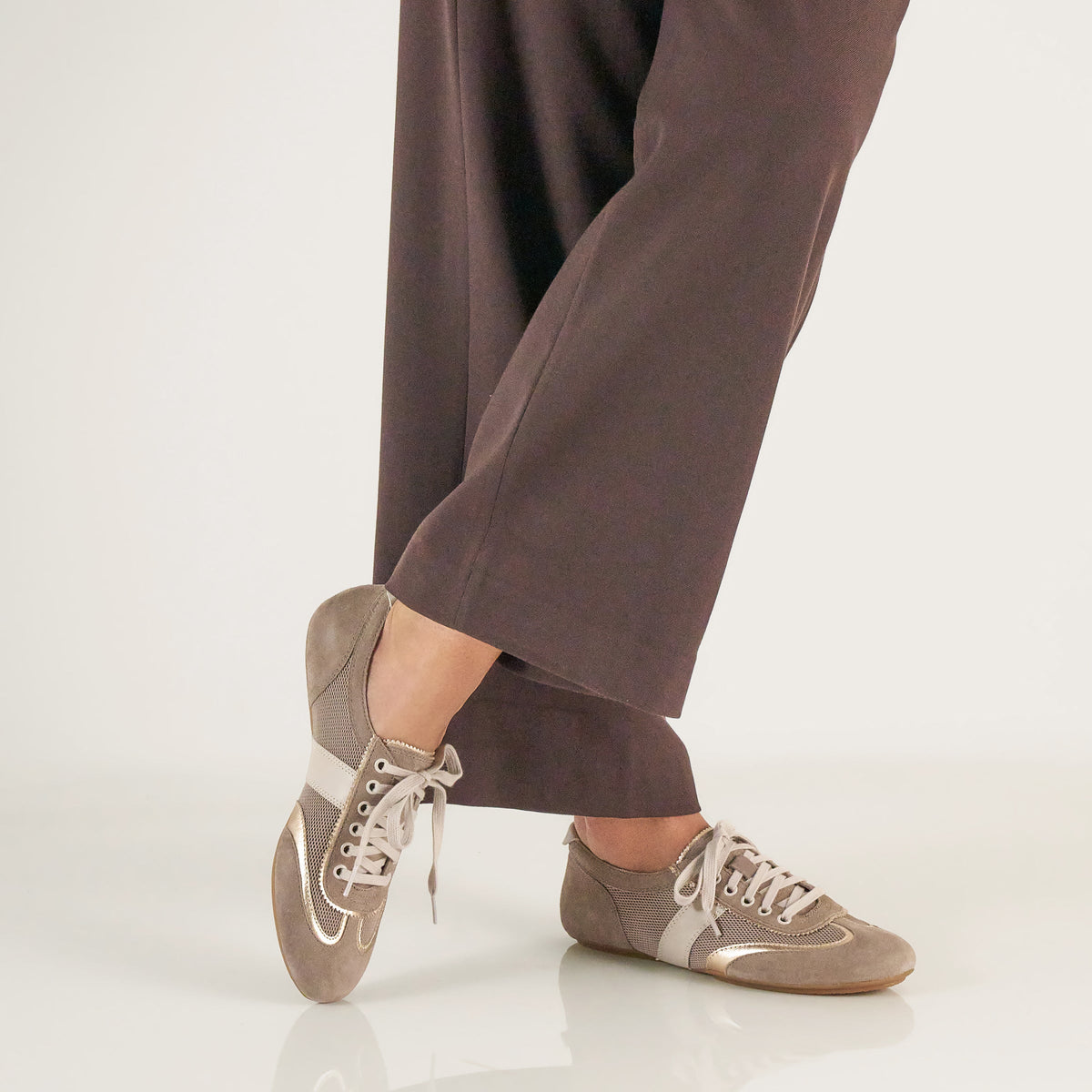 Dansko Quality | Milana Taupe/Gold Suede