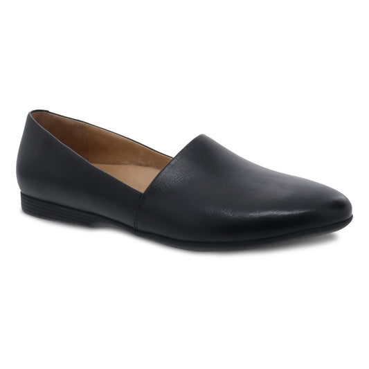 Dansko Top Pick | Larisa Wide Black Milled Nappa