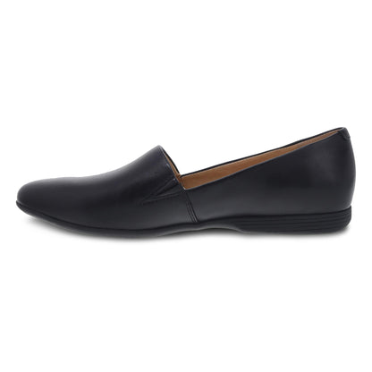 Dansko Top Pick | Larisa Wide Black Milled Nappa