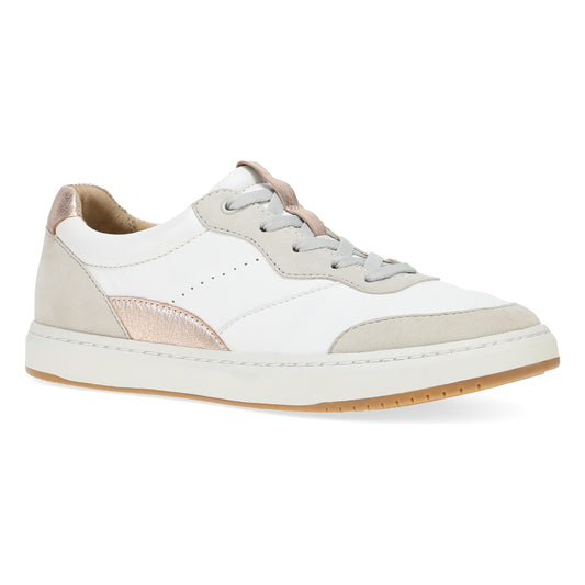 Dansko Discount | Josey White/Rose Gold Nappa