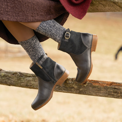 Dansko Exclusive | Monique Black Burnished Calf