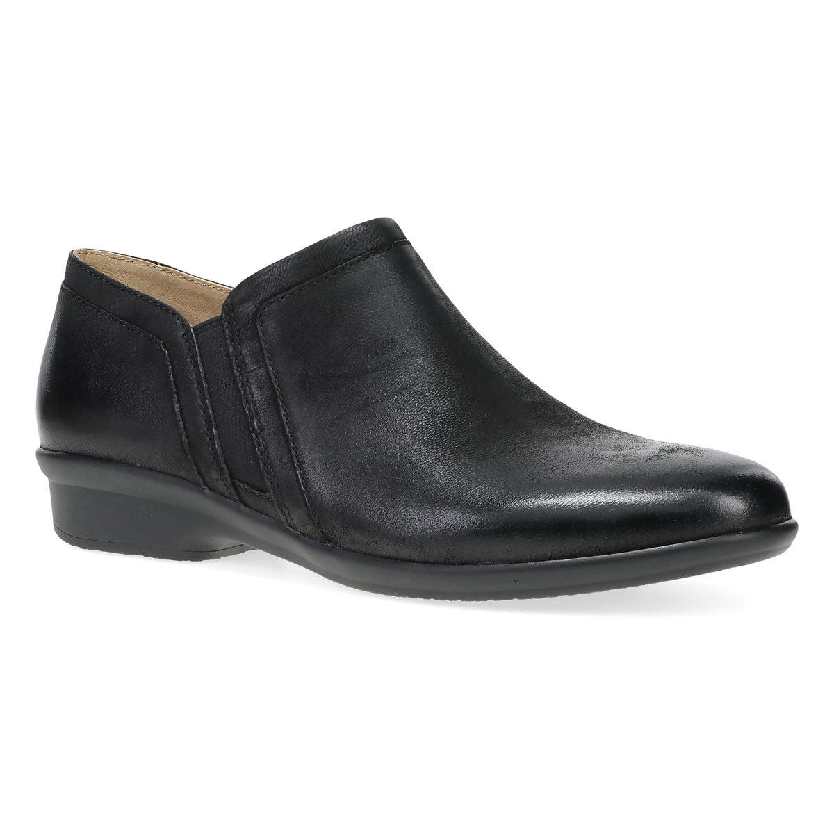 Dansko Discount | Cheryl Wide Black Burnished Nubuck