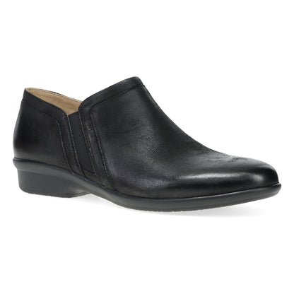Dansko Discount | Cheryl Wide Black Burnished Nubuck