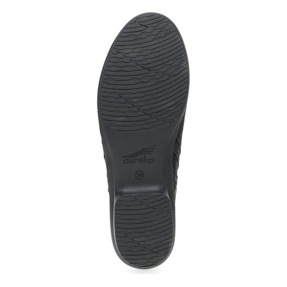 Dansko Discount | Cheryl Wide Black Burnished Nubuck