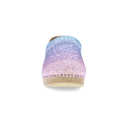 Dansko New | Wide Pro Pastel Rainbow Glitter