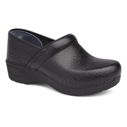 Dansko Recommended | Wide XP 2.0 Black Floral Tooled