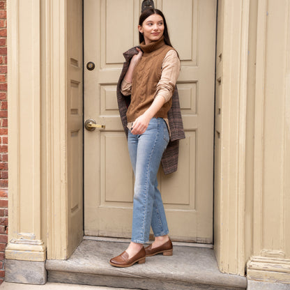 Dansko Sale | Danica Wide Tan Waterproof Burnished