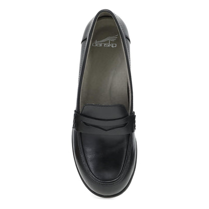 Dansko Trusted | Danica Wide Black Waterproof Burnished
