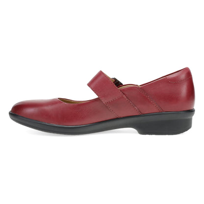 Dansko Classic | Collette Wide Red Burnished Nubuck