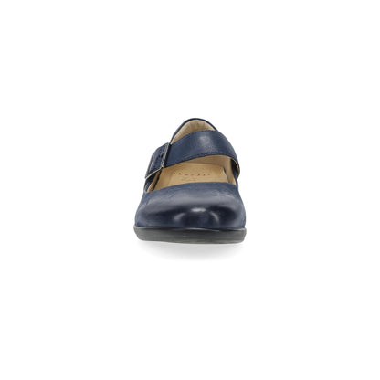 Dansko Signature | Collette Wide Navy Burnished Nubuck