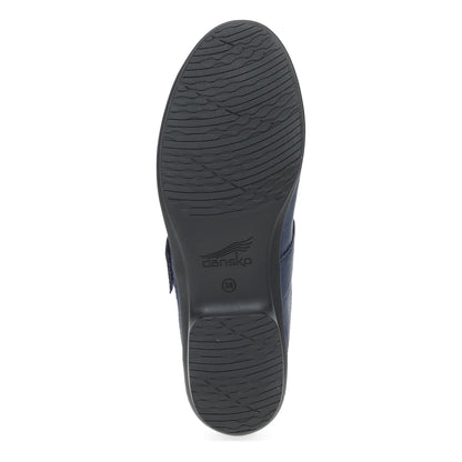 Dansko Signature | Collette Wide Navy Burnished Nubuck
