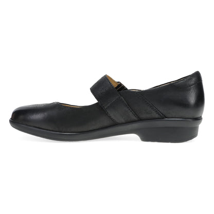 Dansko Best Seller | Collette Wide Black Burnished Nubuck