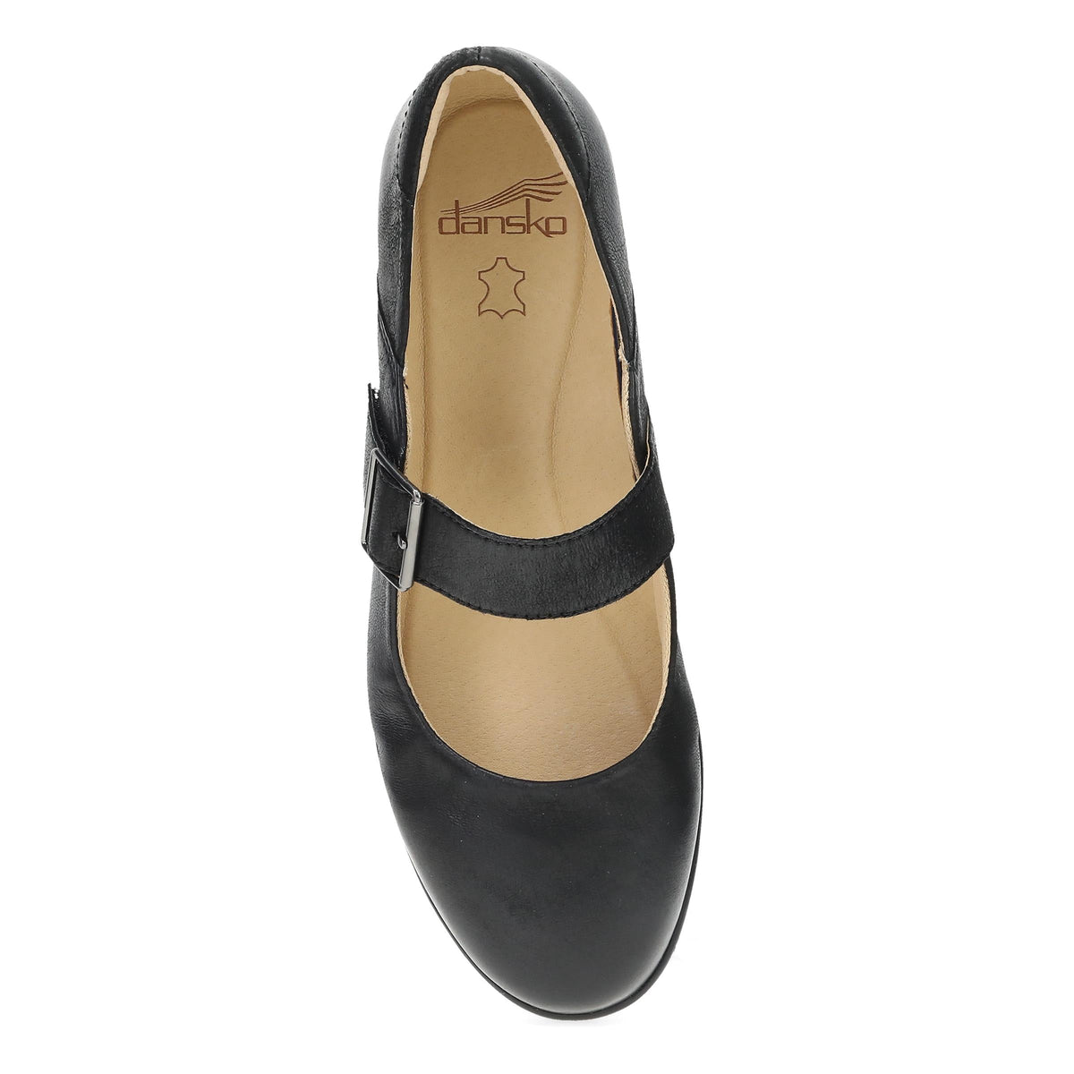 Dansko Best Seller | Collette Wide Black Burnished Nubuck