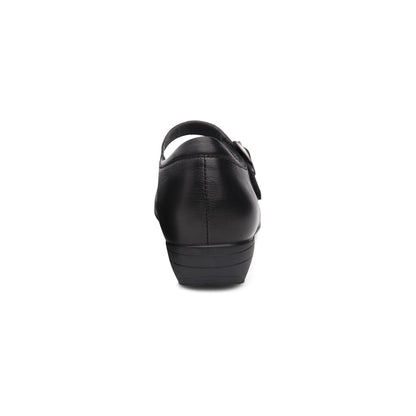 Dansko Essential | Fawna Wide Black Milled Nappa