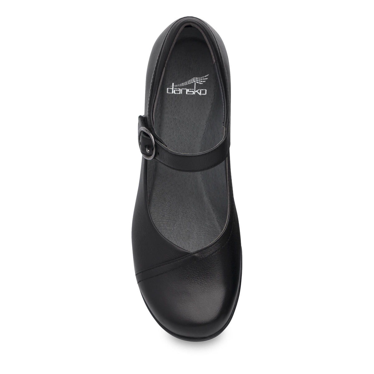 Dansko Essential | Fawna Wide Black Milled Nappa