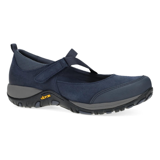 Dansko Discount | Primrose Navy Burnished Suede