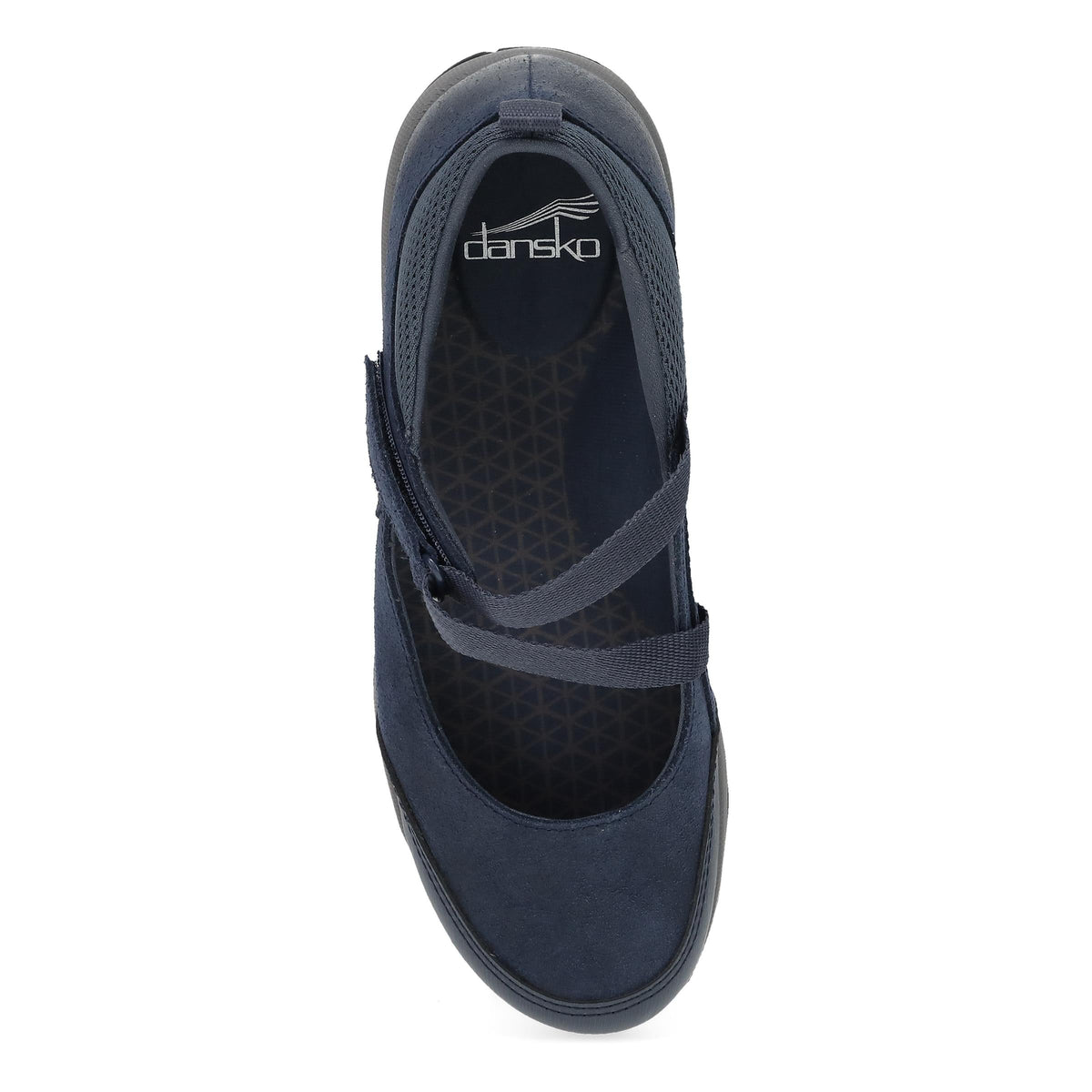 Dansko Discount | Primrose Navy Burnished Suede