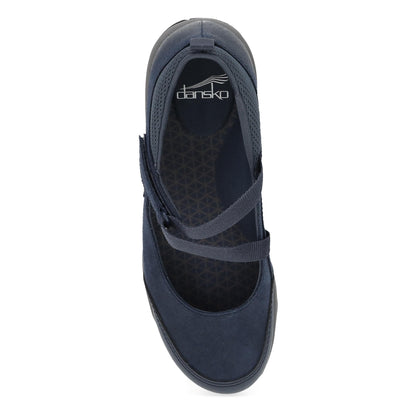 Dansko Discount | Primrose Navy Burnished Suede