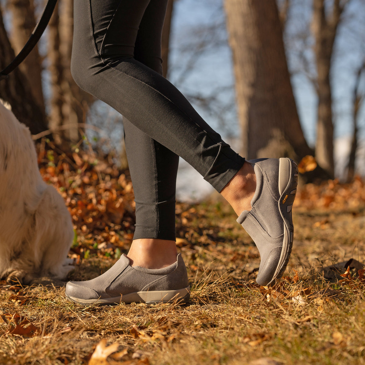 Dansko Customer Favorite | Pippy Grey Waterproof Burnished Suede