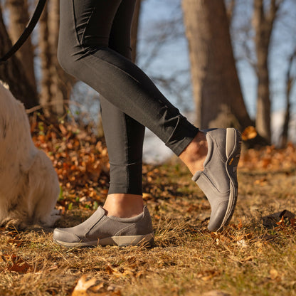 Dansko Customer Favorite | Pippy Grey Waterproof Burnished Suede