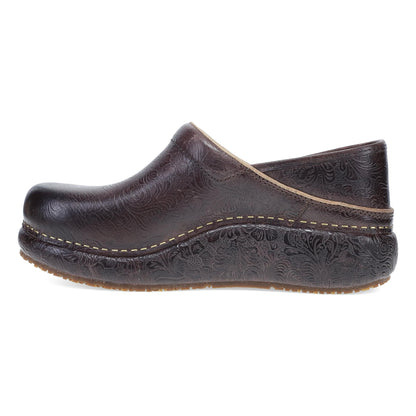 Dansko Classic | Platform Pro Brown Tooled
