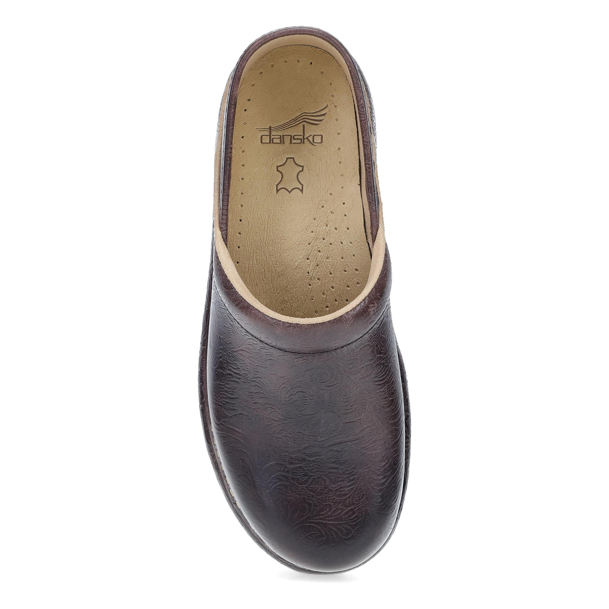 Dansko Classic | Platform Pro Brown Tooled