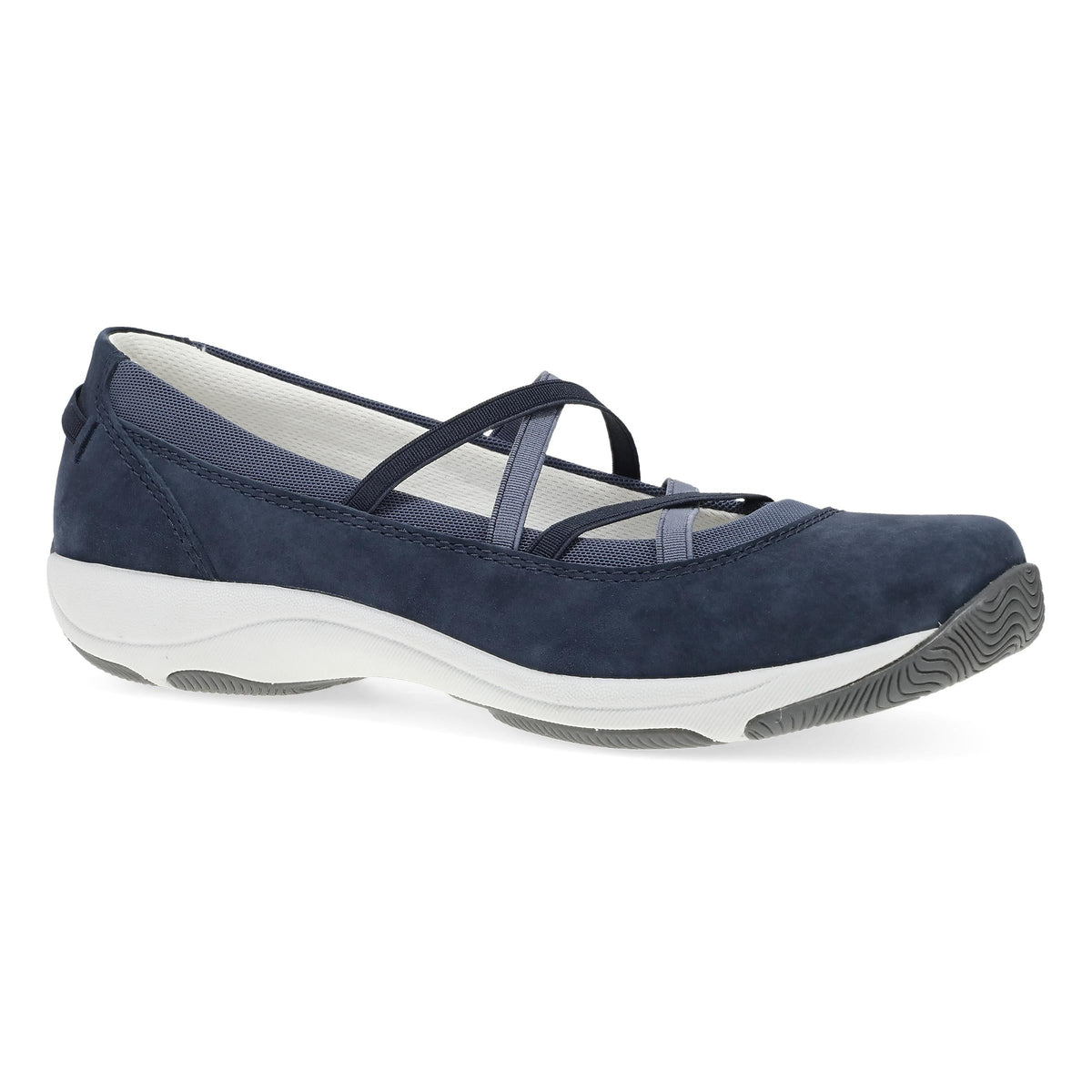 Dansko Deals | Harper Navy Suede