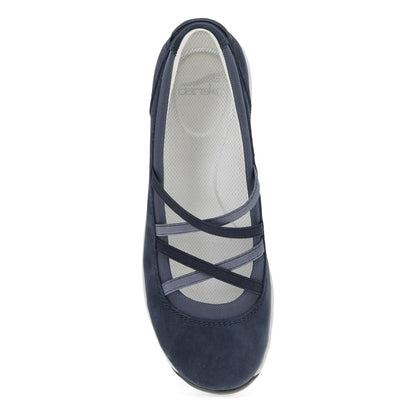 Dansko Deals | Harper Navy Suede