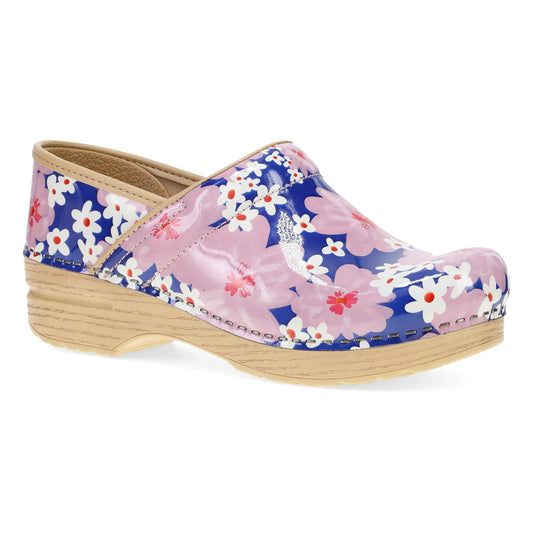 Dansko Hot Sale | Wide Pro Pink Bloom Patent