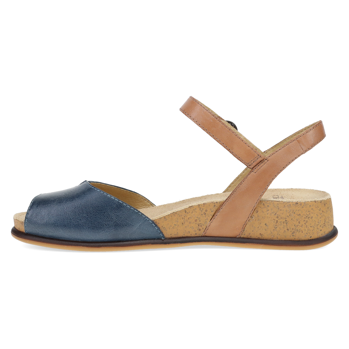 Dansko Essential | Cass Blue/Tan Leather