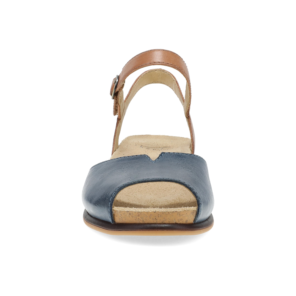 Dansko Essential | Cass Blue/Tan Leather