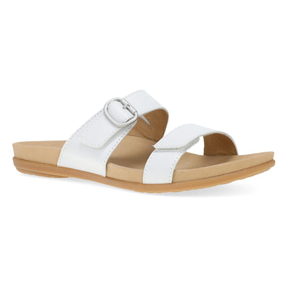 Dansko Best Seller | Justine White Full Grain