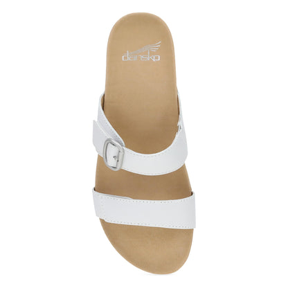 Dansko Best Seller | Justine White Full Grain