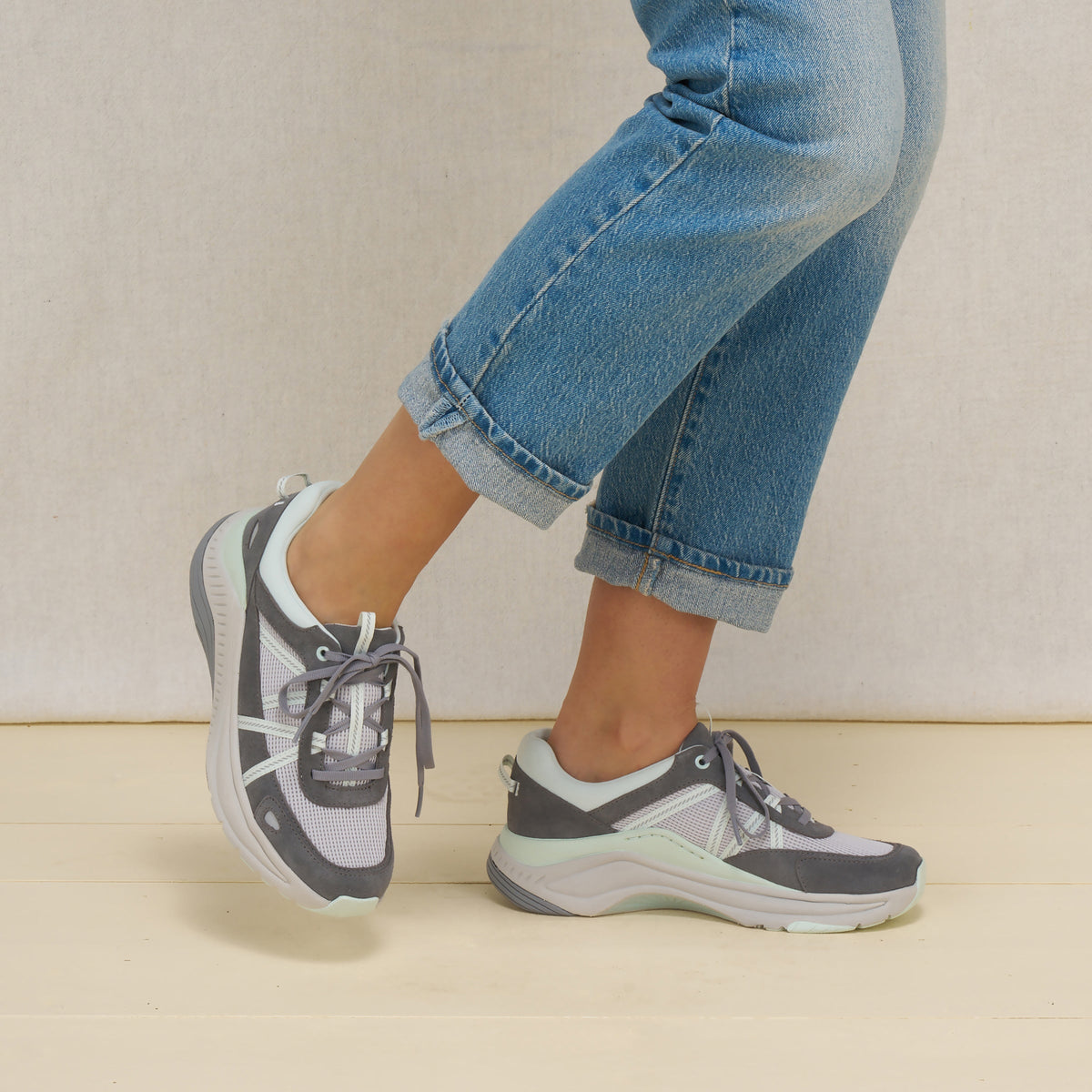 Dansko Latest | Poppy Frost Grey Suede
