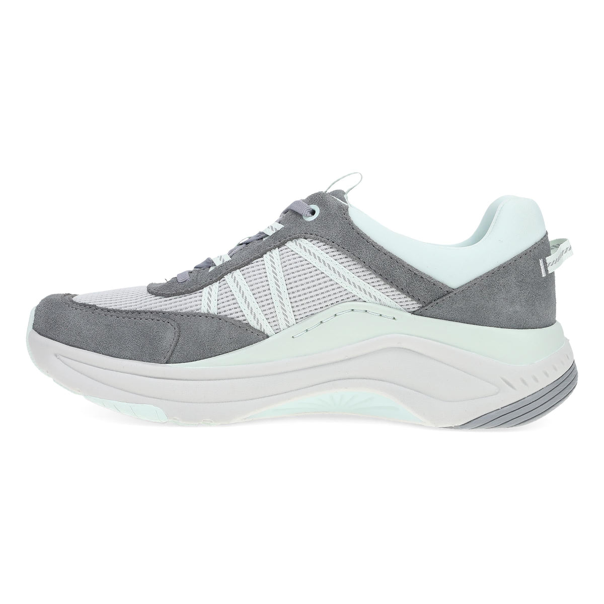 Dansko Latest | Poppy Frost Grey Suede