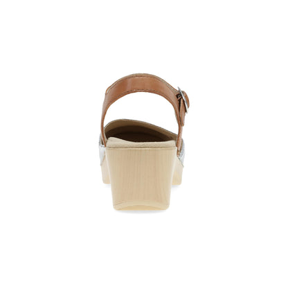 Dansko Top Pick | Sam Silver/Tan Leather