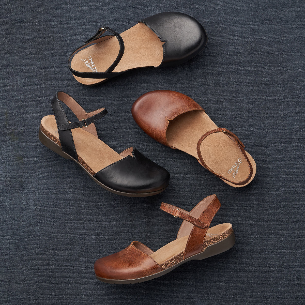 Dansko Exclusive | Rowan Black Waxy Burnished