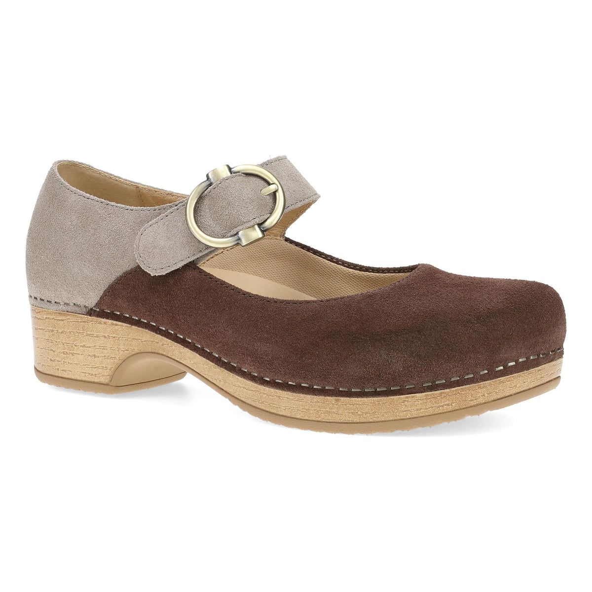 Dansko Essential | Bonny Mary Jane Chocolate/Taupe