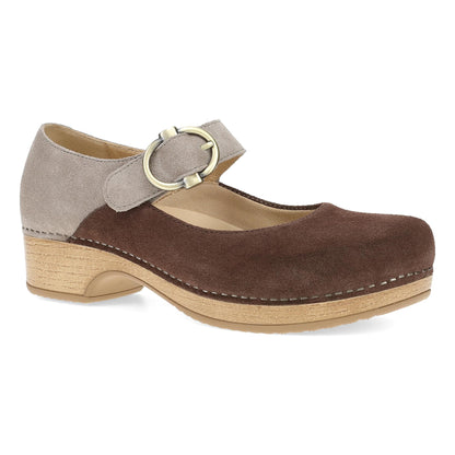 Dansko Essential | Bonny Mary Jane Chocolate/Taupe