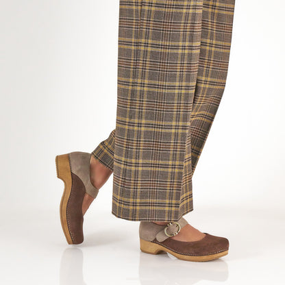Dansko Essential | Bonny Mary Jane Chocolate/Taupe